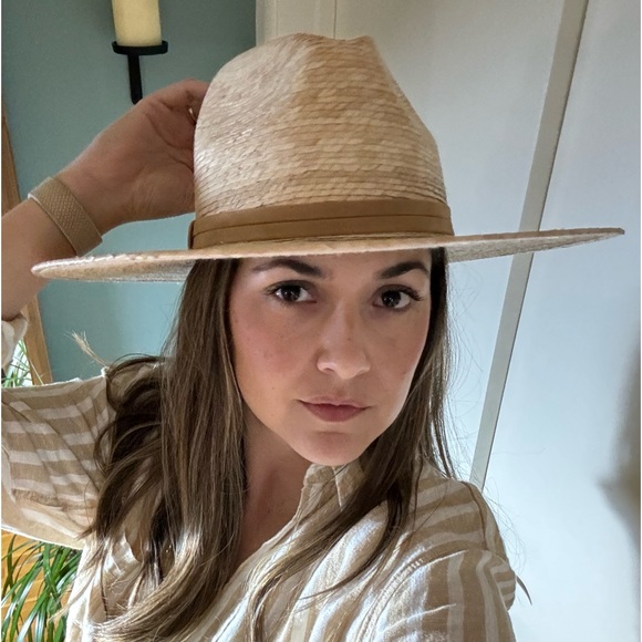 Palm Leaf Wide Brim Hat